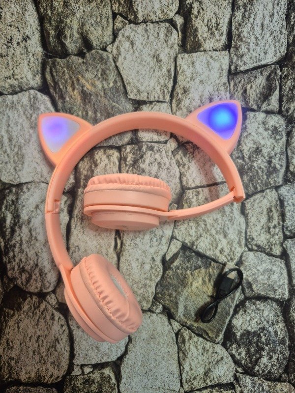 Producto - Auricular Bluetooth gatito rosa