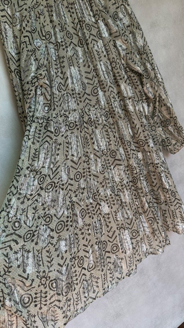 Producto - Vestido boho metallic Zara - 3