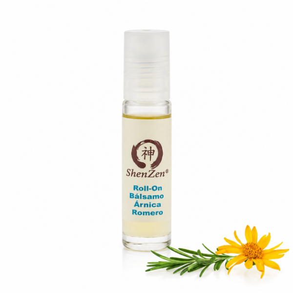 Producto - Roll-On de Árnica y Romero ShenZen - Alivio para golpes y molestias musculares