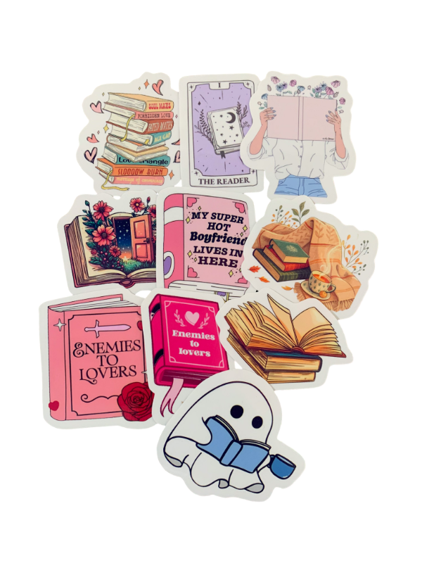 Producto - Stickers Libros x10 Mod 3