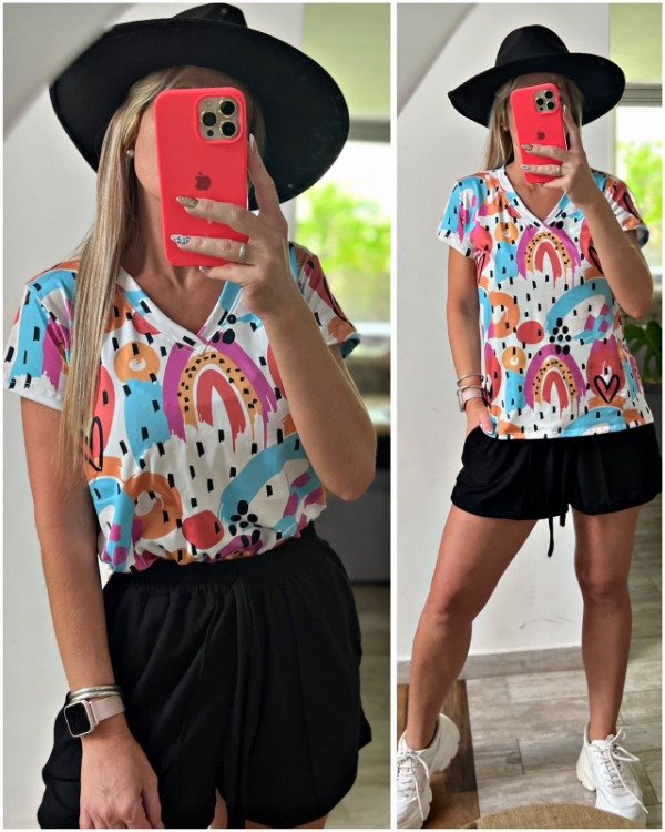Producto - EXCLUSIVO ONLINE - Remera Vicky ARCOÍRIS