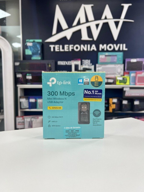 Producto - Mini Adaptador USB Wifi TP-LINK 300Mpbs TL-WN823N