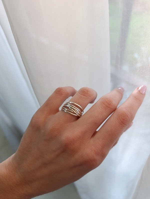 Producto - Anillo 7 hilos de plata - 1