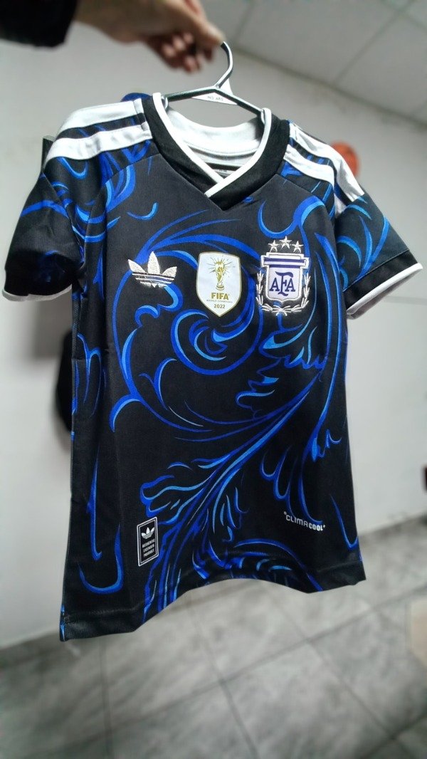 Producto - Camiseta Argentina suplente bordada de niño