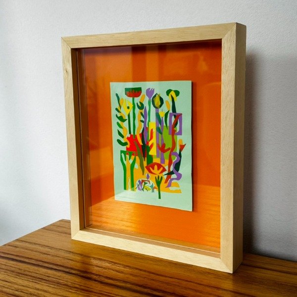 Producto - Collage jardín II - Enmarcado