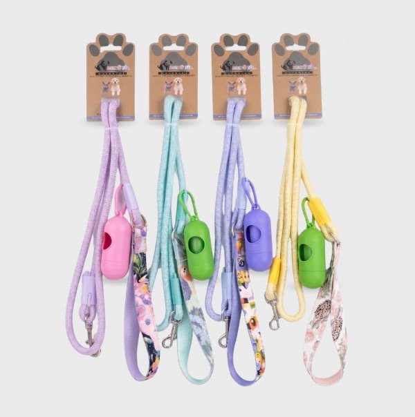 Producto - CORREA SOGA DE COLORES CON PORTA BOLSAS SANITARIAS