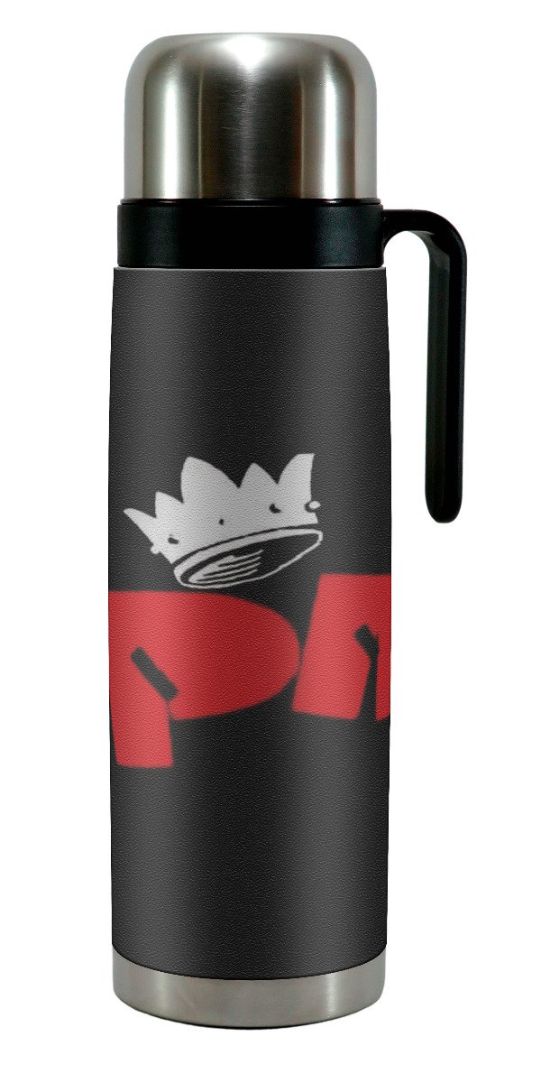Producto - TERMO ACERO MEDIA MANIJA 1L ECOCUERO PATRICIO REY