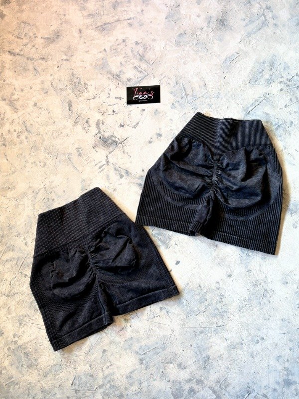 Producto - Calzas Seamless Cortas All Black