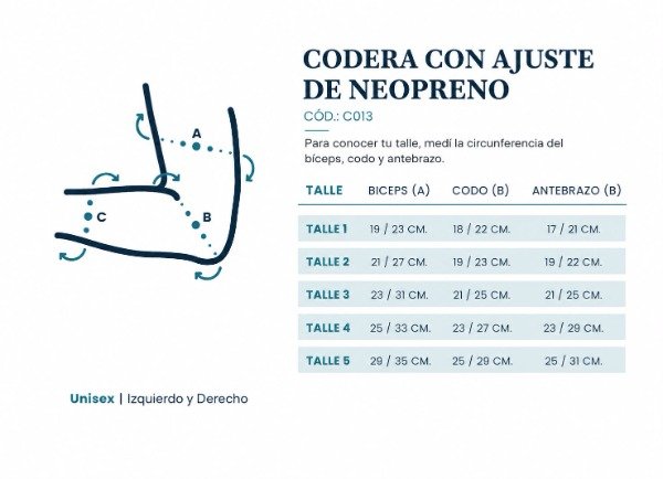 Producto - Codera para epicondilitis ajustable de neoprene - 2
