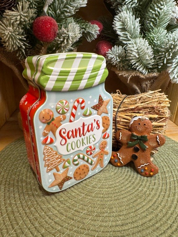 Producto - Lata - Frasco Santa's cookies (Efectivo: 11.920)