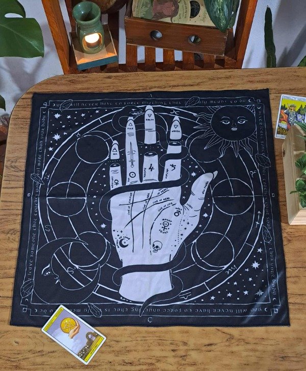 Producto - Paño de Tarot Mano