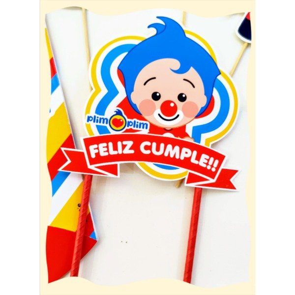 Producto - Topper Torta Plim Plim