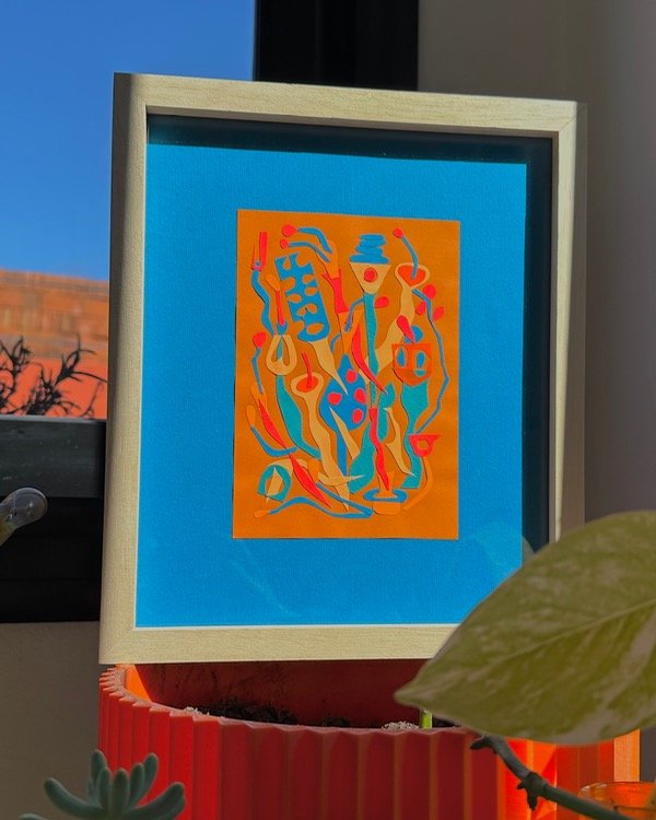 Producto - Collage Jardín - Enmarcado