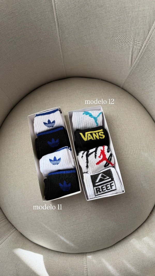 Producto - Cajita x4 medias 3/4 - 4
