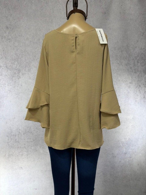 Producto - BLUSA RUMI BEIGE MANGAS 34 - 3