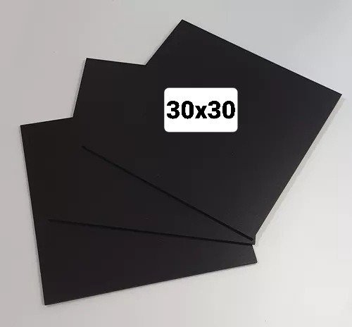 Producto - Base de fibrofacil negro 30x30