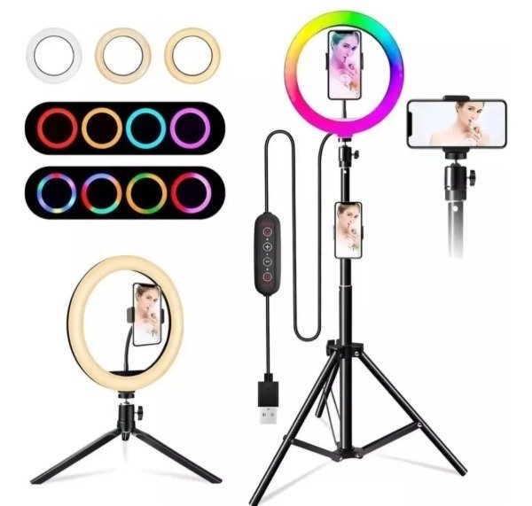 Producto - Aro de luz con trípode modelo MJ26KA