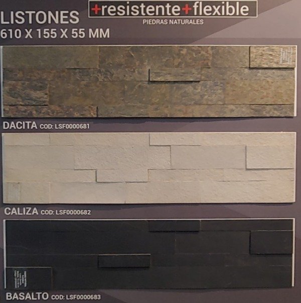Producto - PIEDRA Natural - LISTONES
