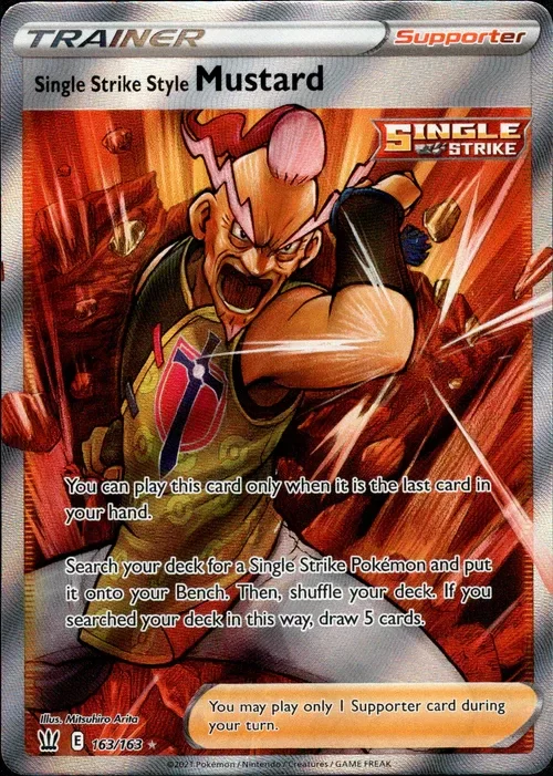 Producto - Single Strike Style Mustard Full Art - 163/163 - Battle Styles