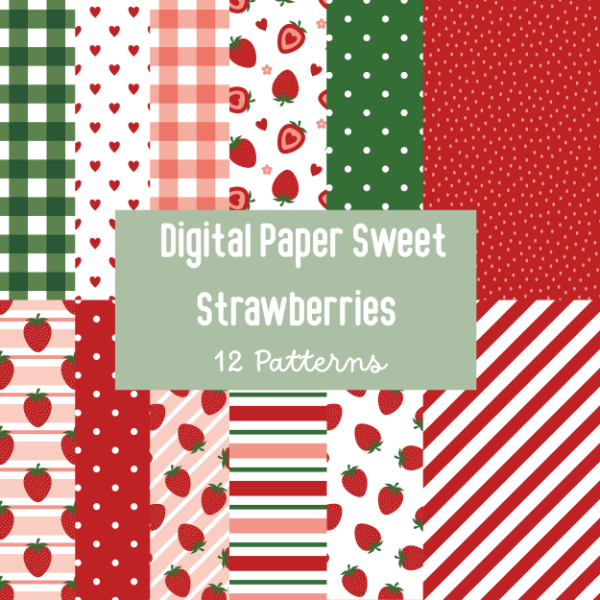 Producto - Colección Dulces Frutillas - PA-FR03