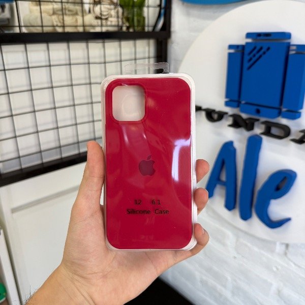 Producto - Silicone Case Carmín - iPhone 12/12 Pro