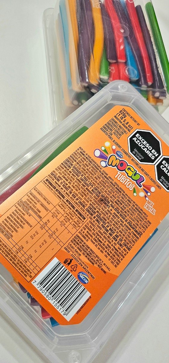 Producto - MOGUL TUBITOS MIX FRUTAL X620grs
