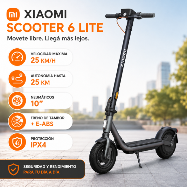 Producto - MONOPATIN XIAOMI ELECTRIC 6 LITE