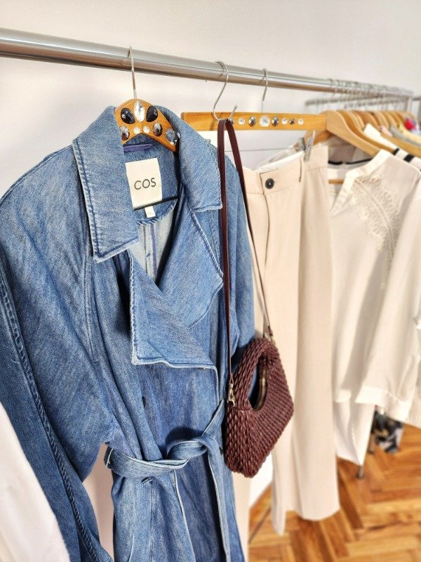 Producto - Trench denim oversize COS
