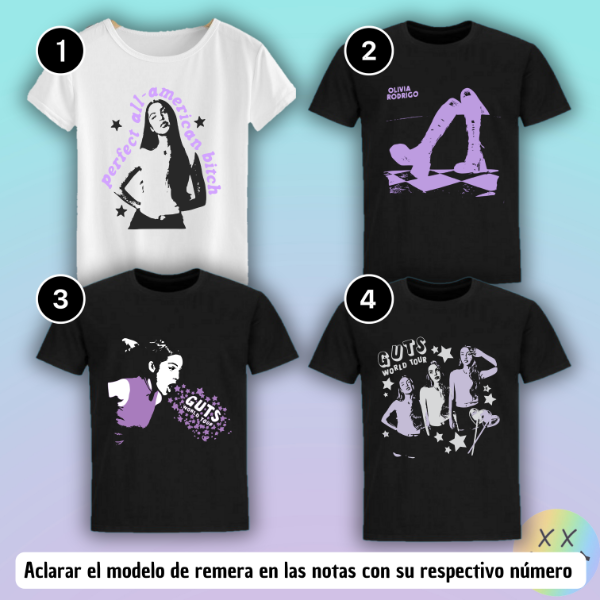 Producto - Remeras Olivia Rodrigo #2