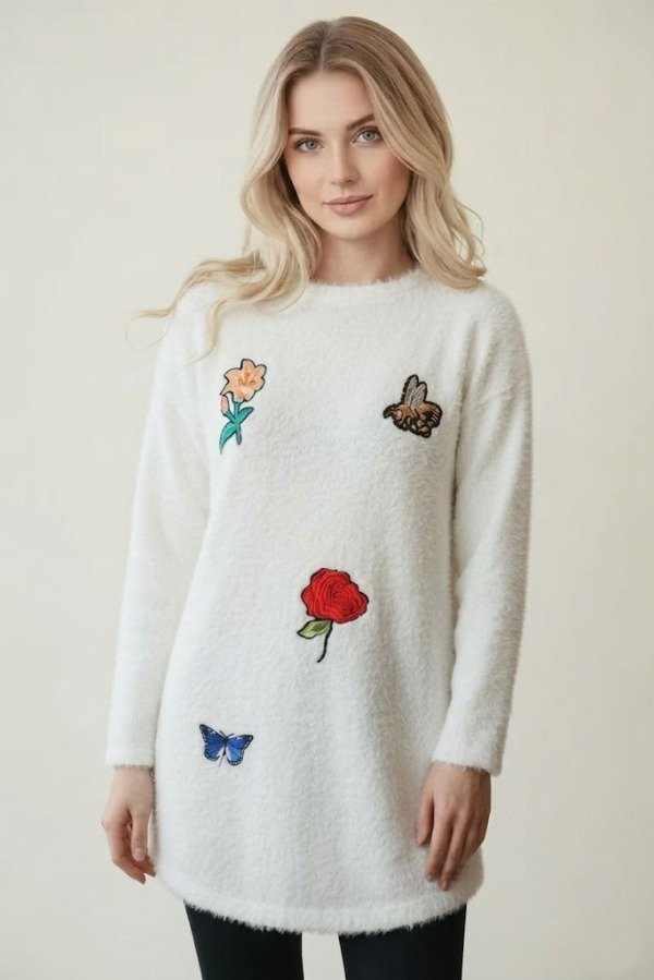 Producto - Sweater Fuzzy Blanco