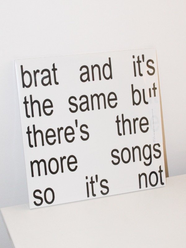 Producto - Brat and it's the same but there's three more songs so it's not - Charli Xcx