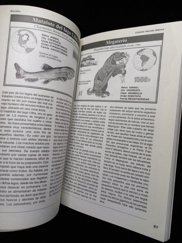 Producto - Biocidio: animales extintos por el hombre - Cristian H. Blanco - 9