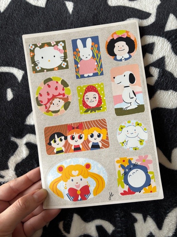 Producto - Plancha Stickers Nostalgia