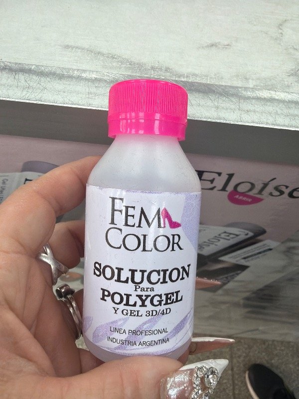 Producto - Solucion para polygel femcolor aprobada