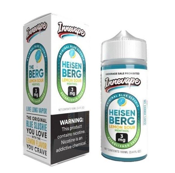 Producto - (FREEBASE) INNEVAPE HEISENBERG 3MG - LEMON SOUR MENTHOL