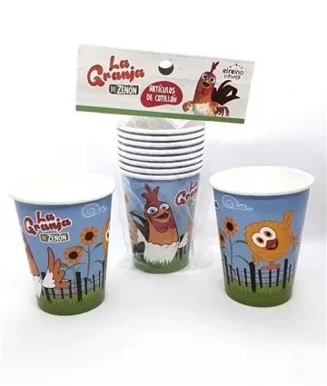 Producto - VASO POLIPAPEL LA GRANJA X8