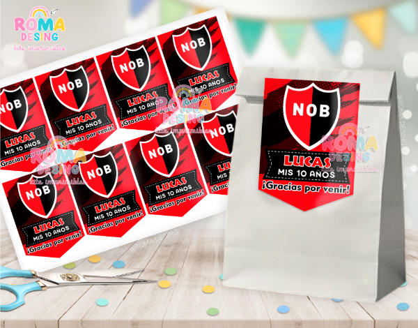 Producto - Etiquetas bolsita Newell's Old Boys
