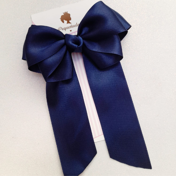 Producto - Moño Natalia Azul Marino