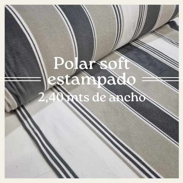 Producto - Polar soft estampado 2,40 de ancho (Motivos 6 al 9)