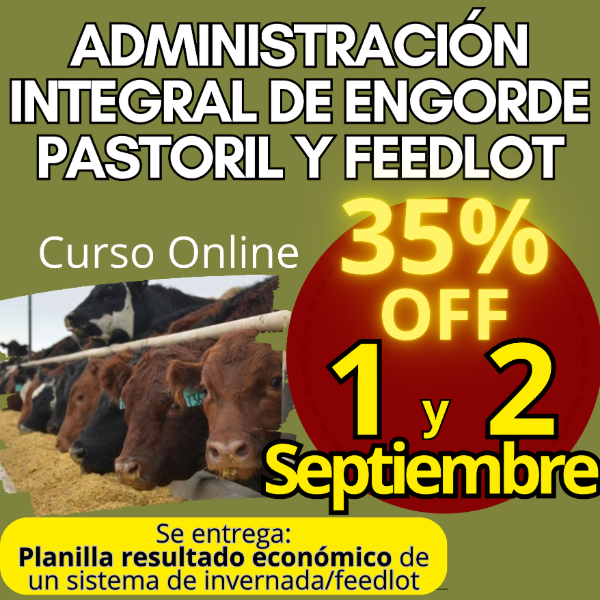 Producto - Curso Online: Administración Integral de Engorde Pastoril y Feedlot - 0
