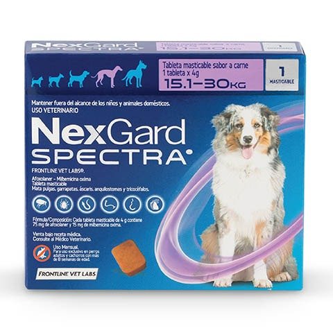Producto - NEXGARD SPECTRA 15,1kg hasta 30kg