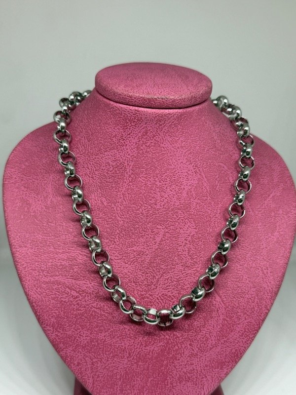 Producto - Cadena rolo acero quirúrgico 60cm (se corta a medida)