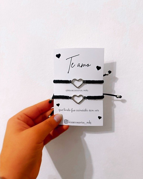 Producto - Pulseras heart te amo