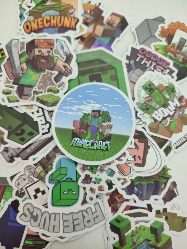 Producto - Stickers Minecraft surtidos por 50 unidades