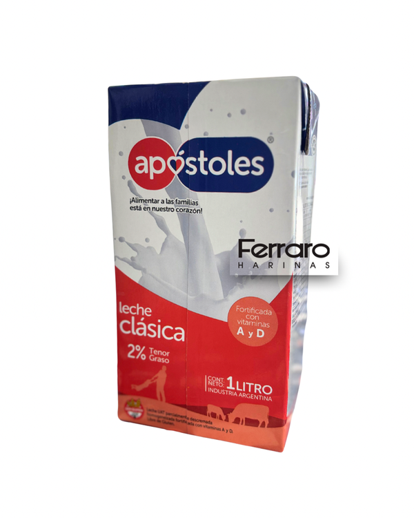 Producto - Leche entera  larga vida Apóstoles 1lt
