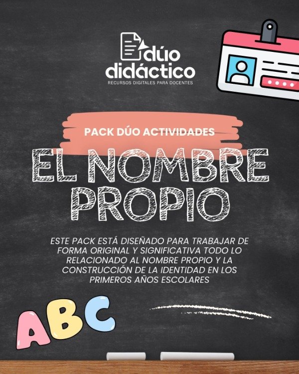 Producto - PACK DÚO EL NOMBRE PROPIO