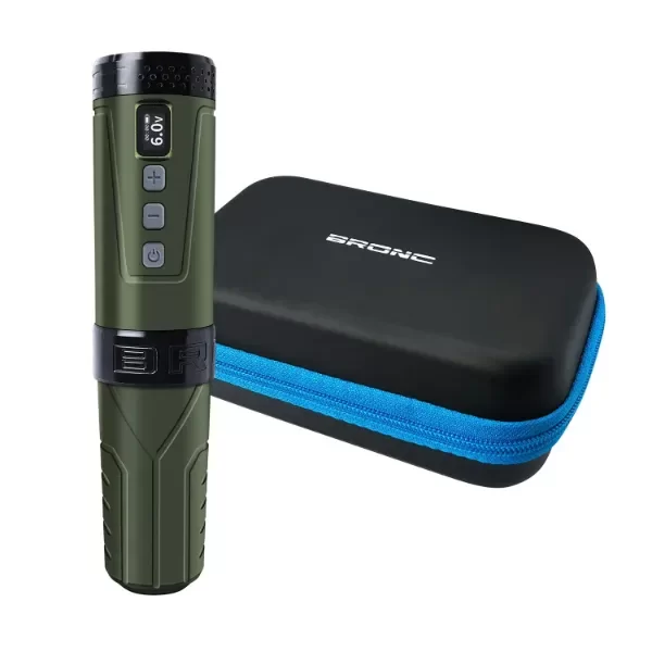 Producto - Máquina Tatuar Bronc Pen Inalámbrica V6 + Estuche Tattoo