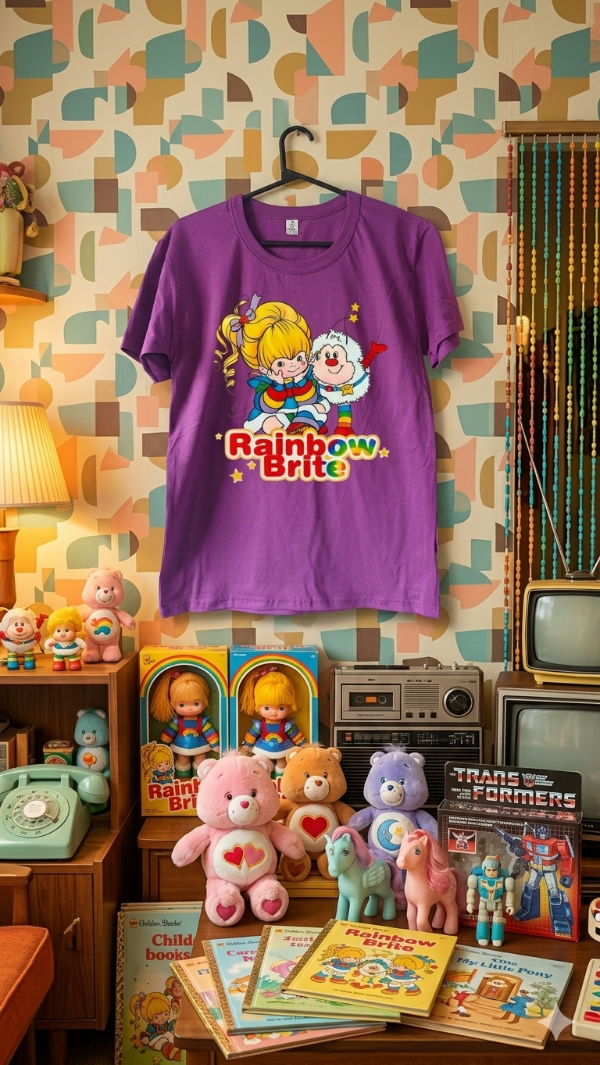 Producto - Remera Algodon Rainbow y Twinkle Violeta