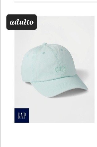 Gorra gap adulto
