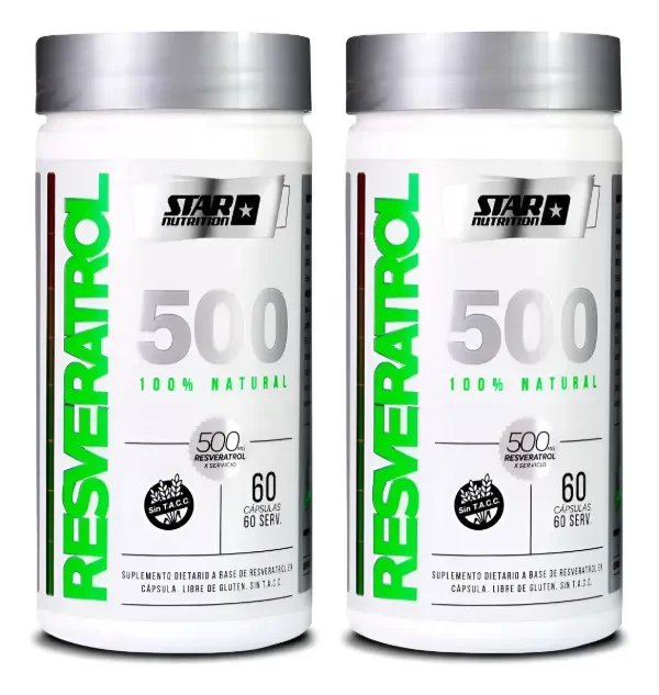 Producto - Resveratrol 500 x60 Caps. Sin sabor - 0